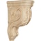 Ekena Millwork 3 1/2"W x 9"D x 12"H Medium Hudson Acanthus Wood Corbel, Maple CORW04X09X12HDMA - alternate 1